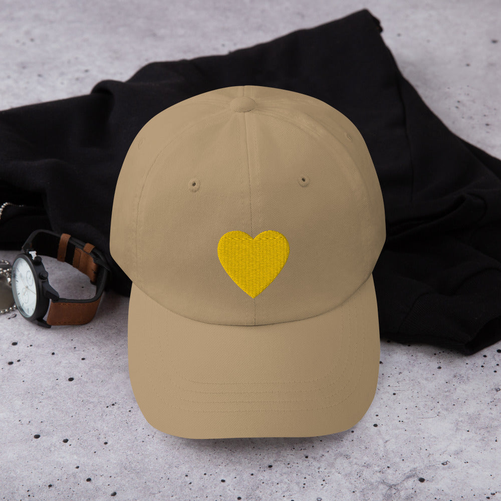 PLT Gold Heart Baseball cap