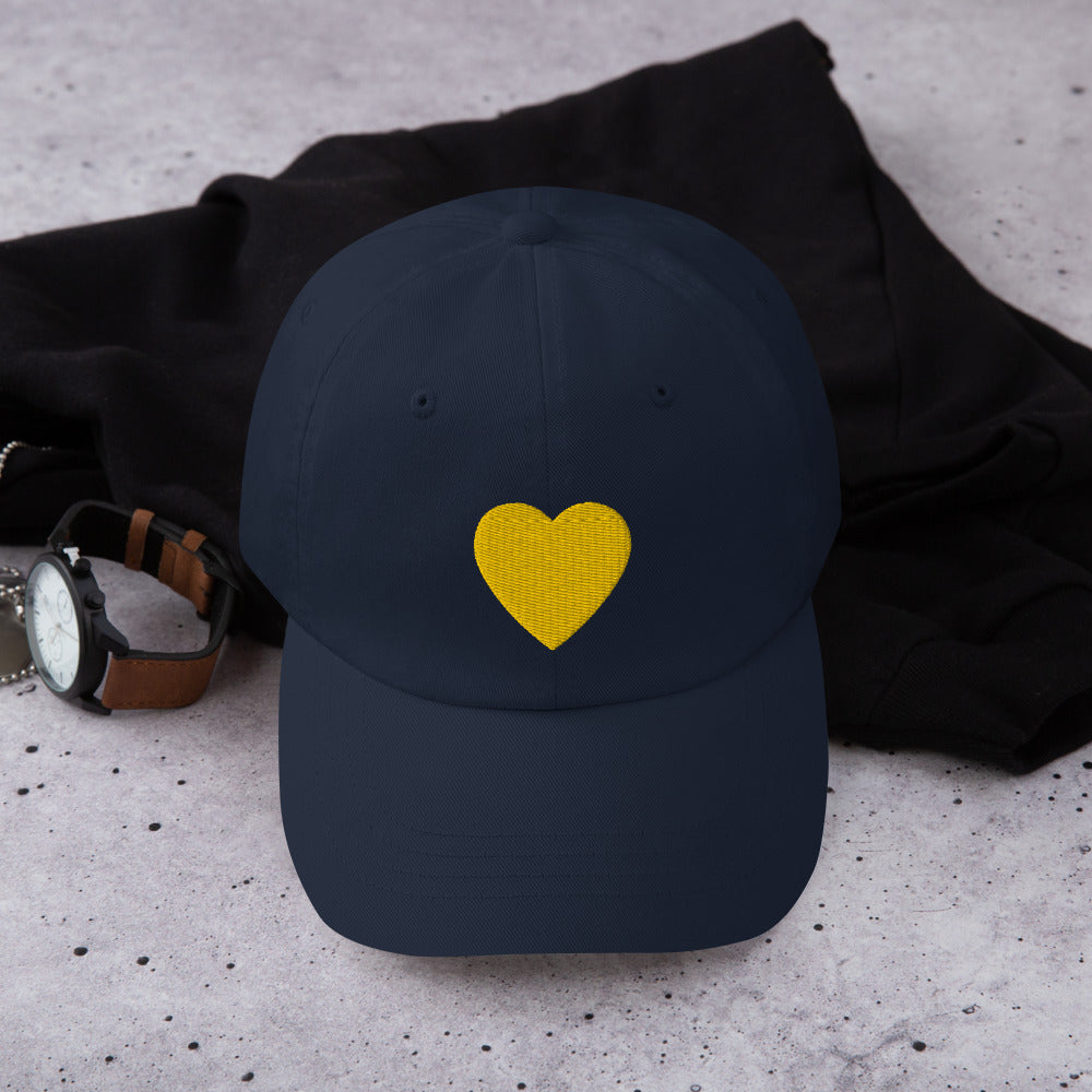 PLT Gold Heart Baseball cap