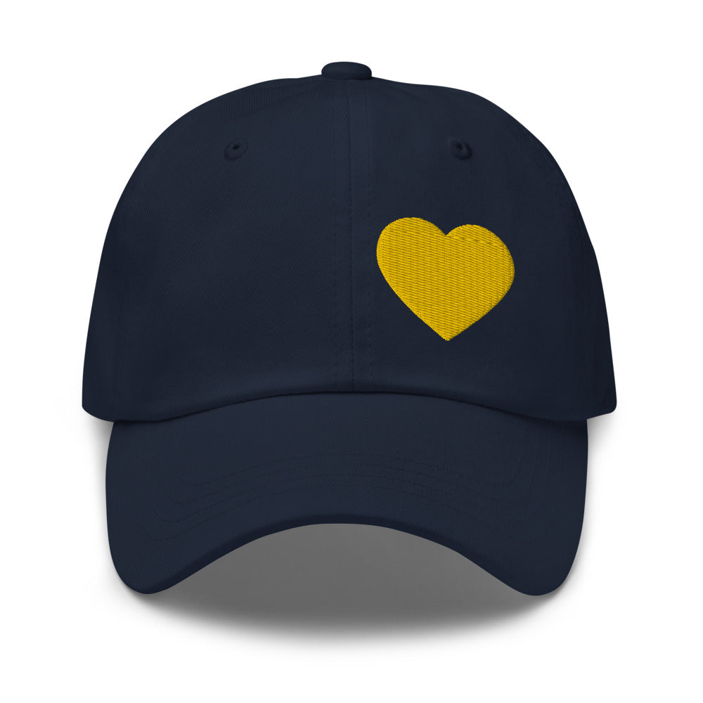 PLT Gold Heart (Left) Baseball Cap