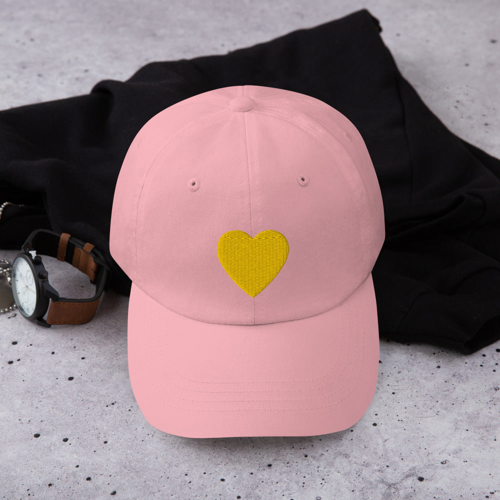 PLT Gold Heart Baseball cap