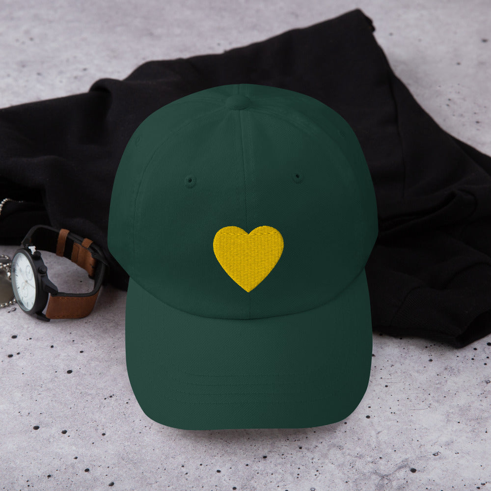 PLT Gold Heart Baseball cap