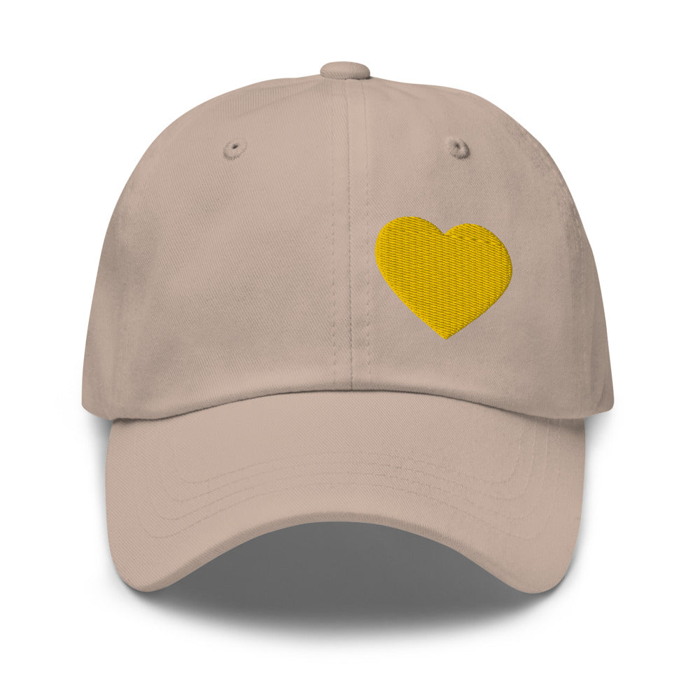 PLT Gold Heart (Left) Baseball Cap