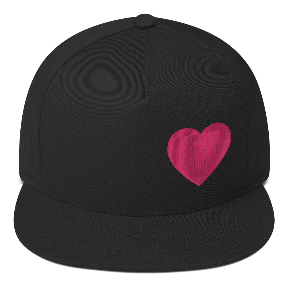 PLT Purple Heart Flat Bill Cap