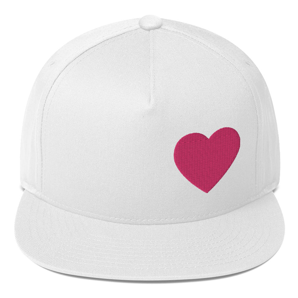 PLT Purple Heart Flat Bill Cap