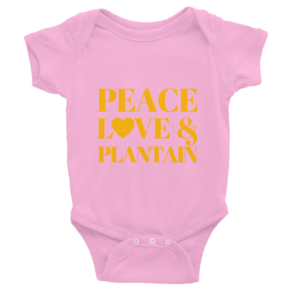 Peace, Love & Plantain Infant Bodysuit