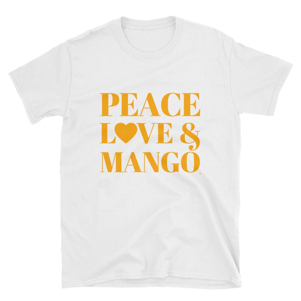 Peace, Love & Mango Short-Sleeve Unisex T-Shirt – Peace, Love & T