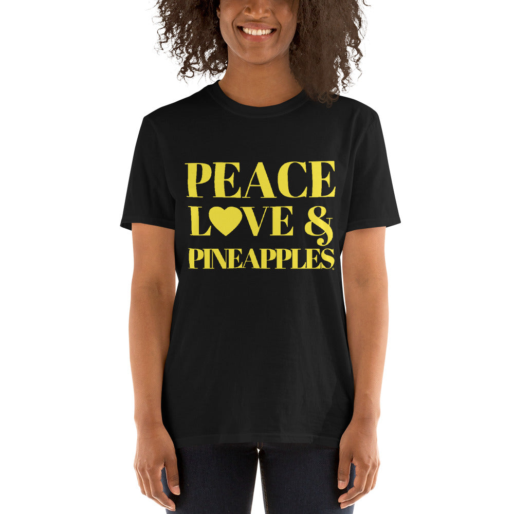 Peace, Love & Pineapples Unisex T-Shirt