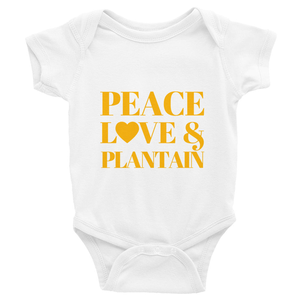 Peace, Love & Plantain Infant Bodysuit
