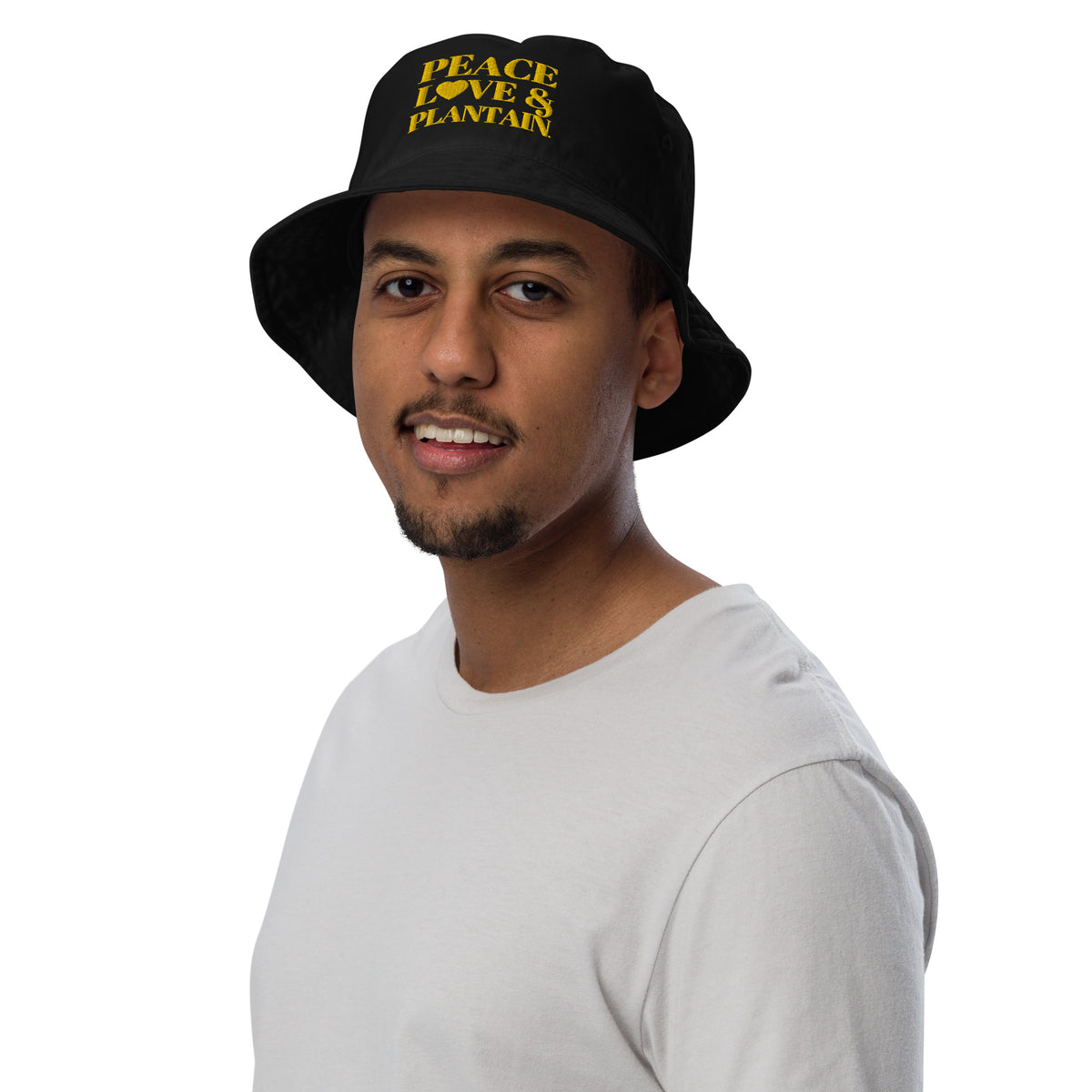 Peace, Love & Plantain Organic Bucket Hat