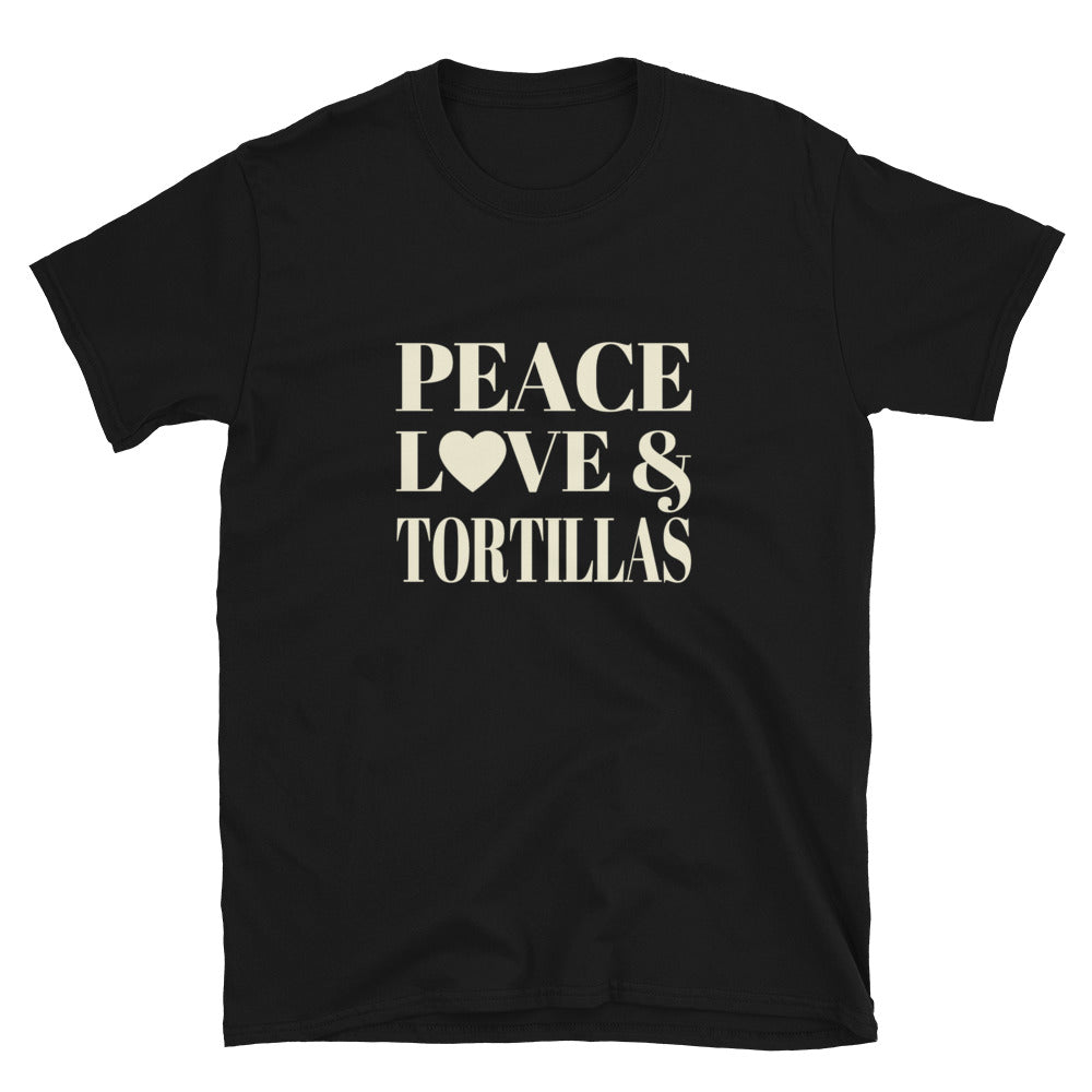 Peace, Love & Tortilla Short-Sleeve Unisex T-Shirt