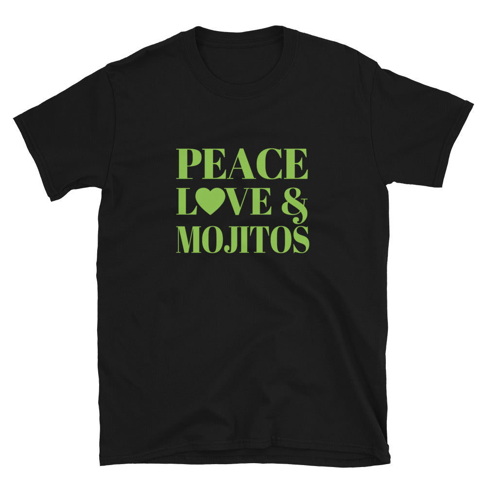 Peace, Love & Mojitos Short-Sleeve Unisex T-Shirt