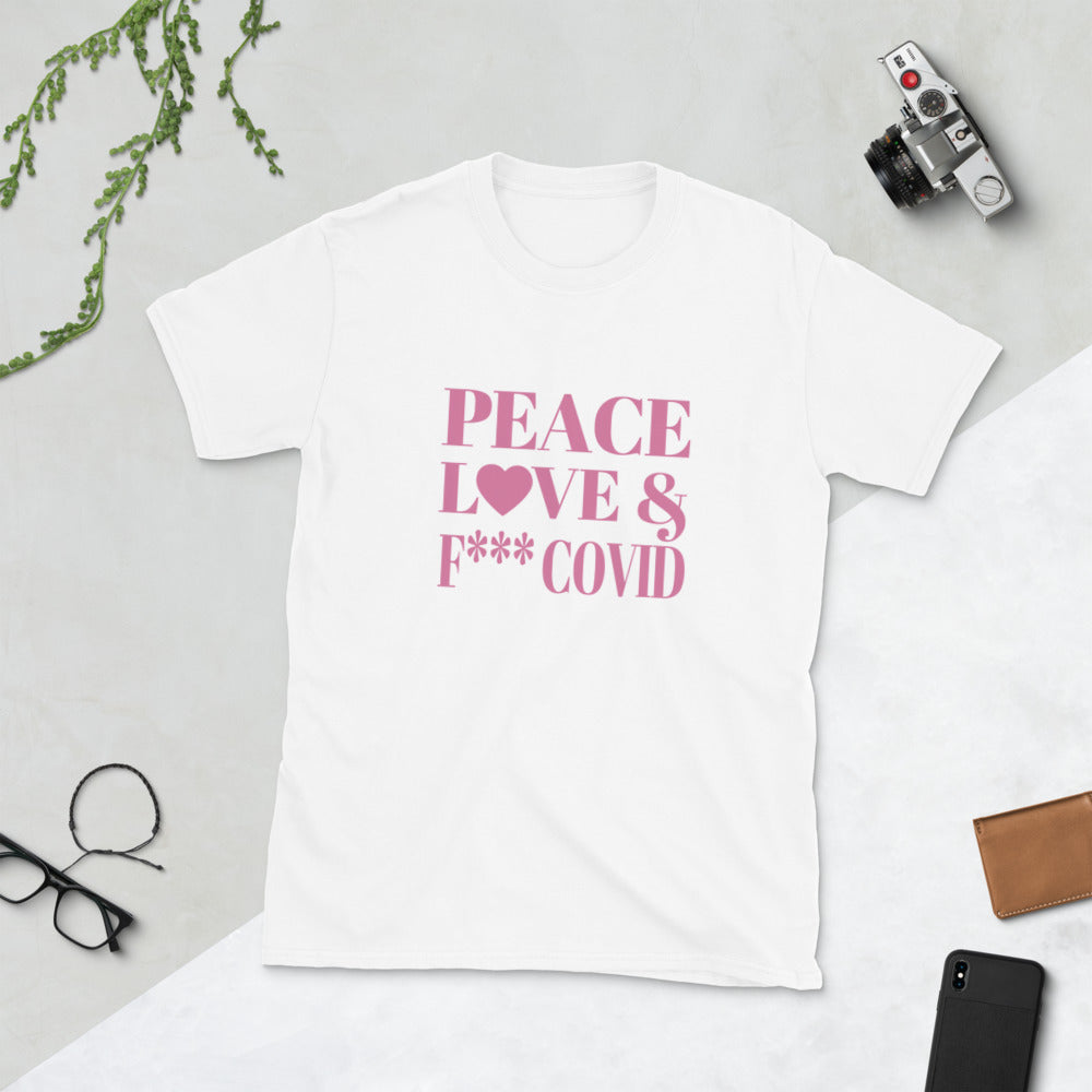 "Pink Covid" Short-Sleeve Unisex T-Shirt