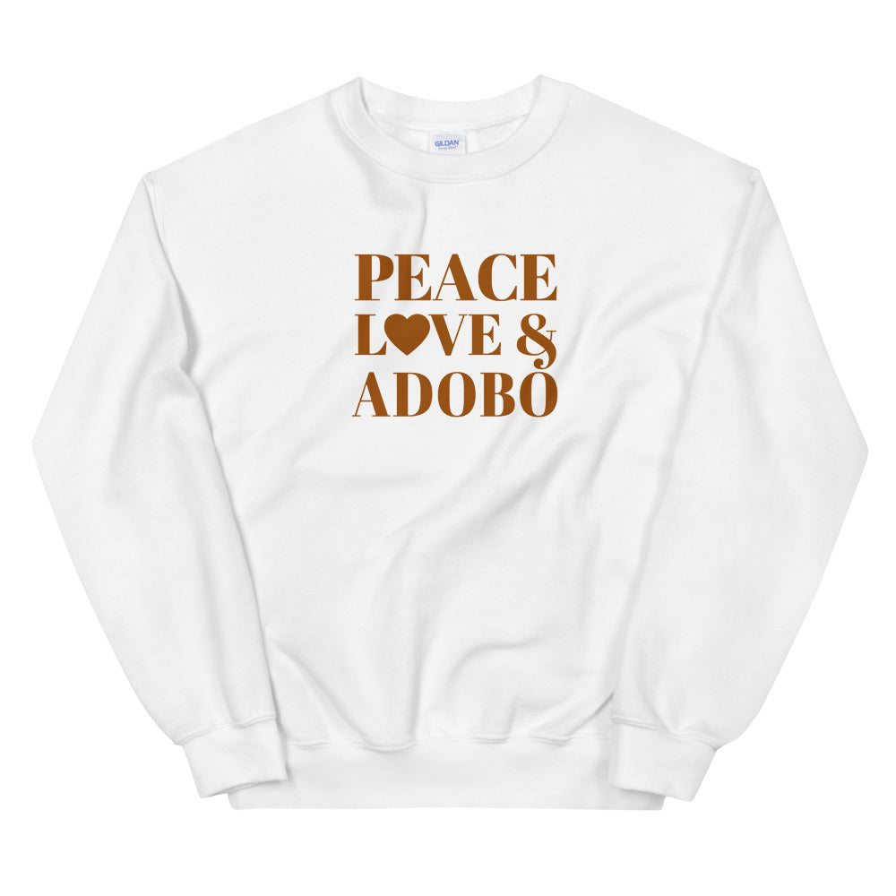 Peace, Love & Adobo Unisex Sweatshirt