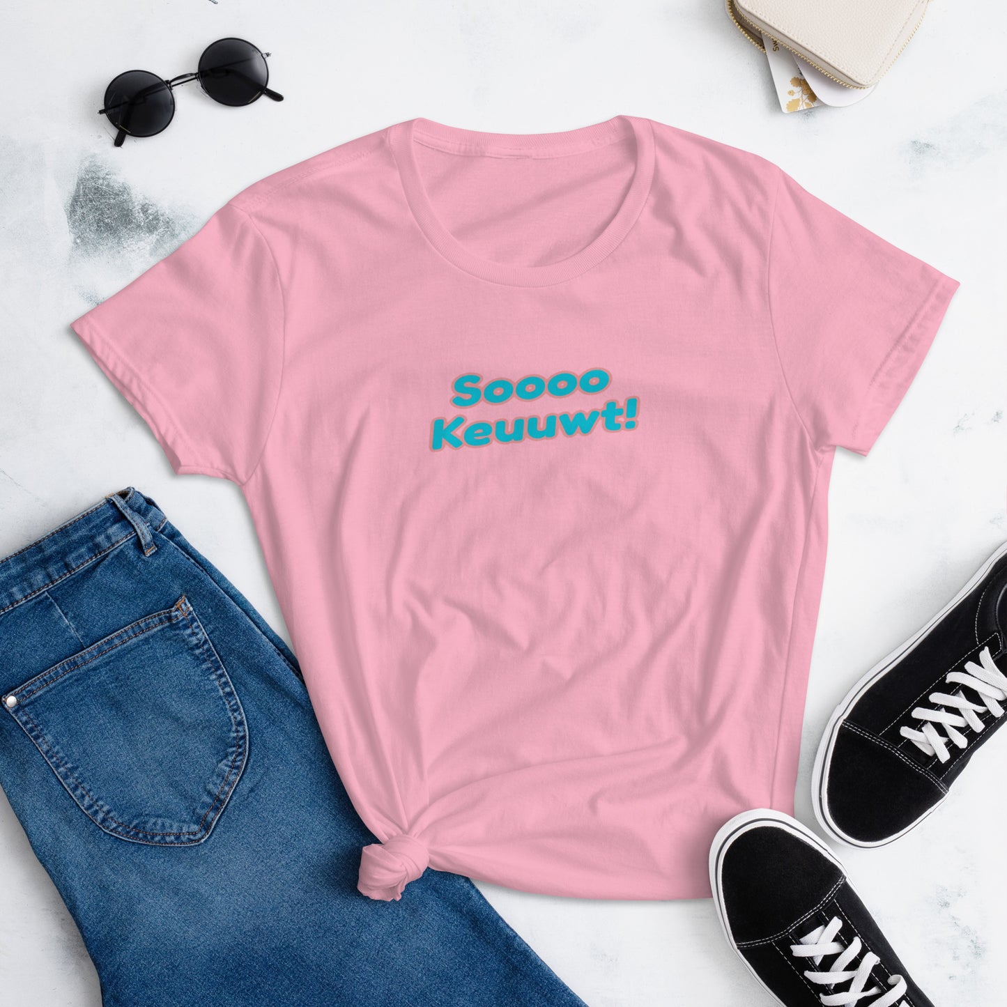 "Soooo Keuuwt!" Women's short sleeve t-shirt