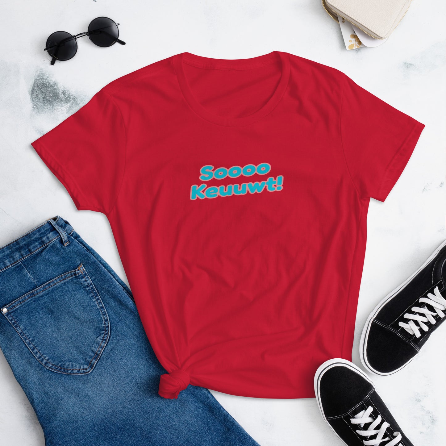 "Soooo Keuuwt!" Women's short sleeve t-shirt