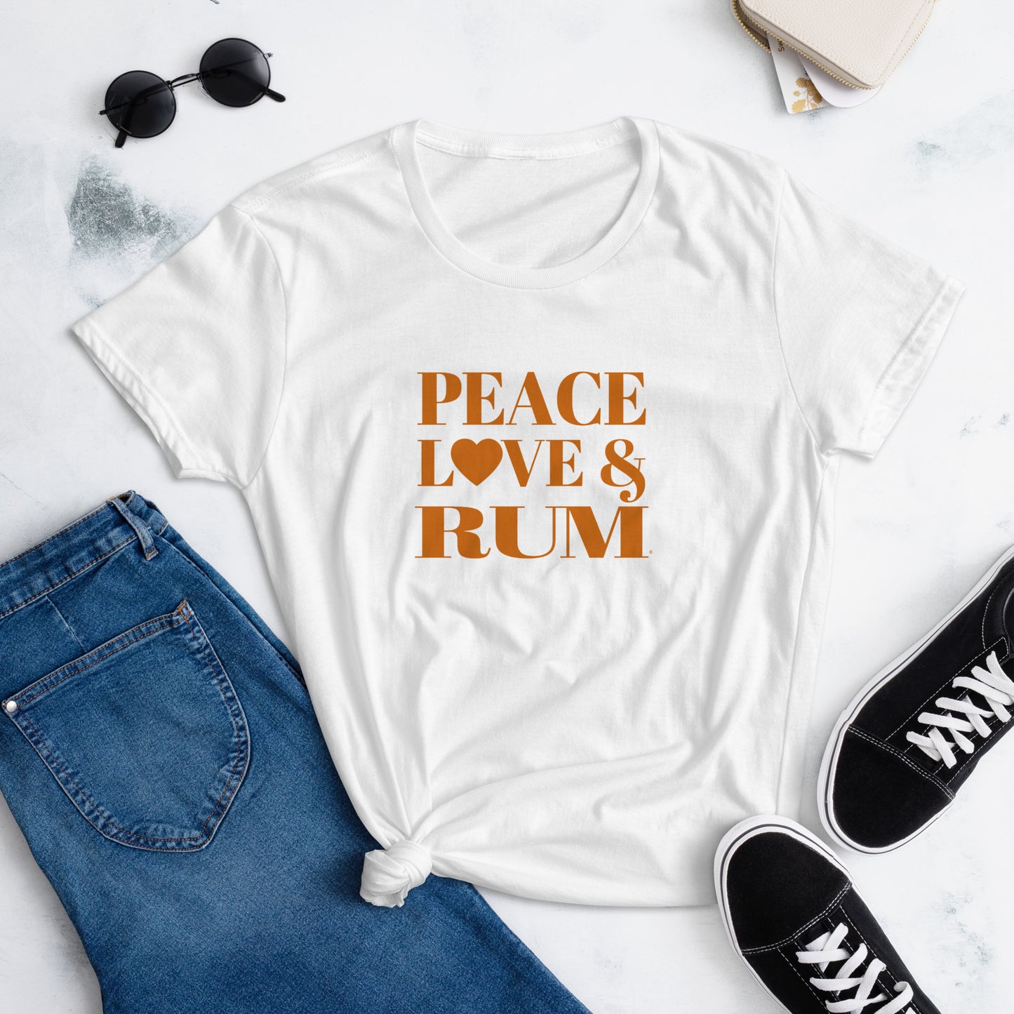 Peace, Love & Rum Women's short sleeve t-shirt