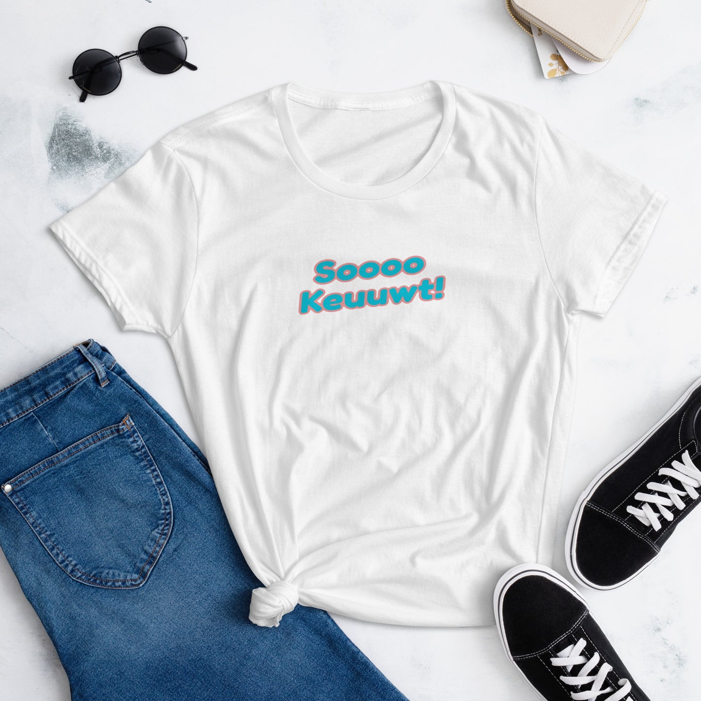 "Soooo Keuuwt!" Women's short sleeve t-shirt