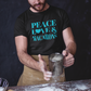 Peace, Love & Macarons Short-Sleeve Unisex T-Shirt