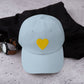 PLT Gold Heart Baseball cap
