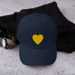 PLT Gold Heart Baseball cap