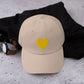 PLT Gold Heart Baseball cap