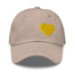 PLT Gold Heart (Left) Baseball Cap