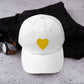 PLT Gold Heart Baseball cap