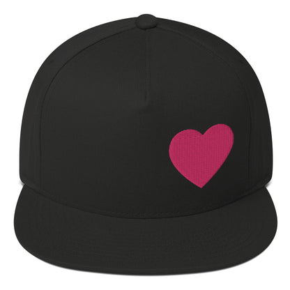 PLT Purple Heart Flat Bill Cap