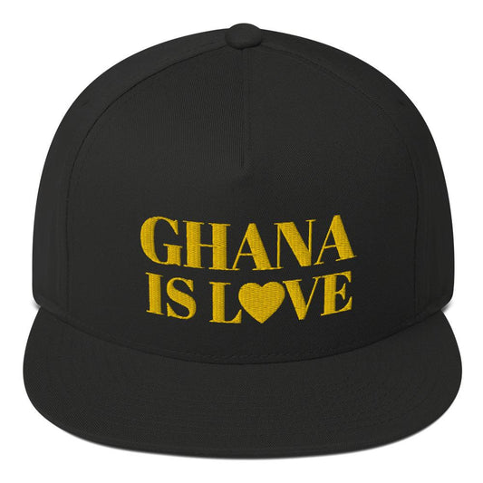 "Ghana Is Love" Flat Bill Cap