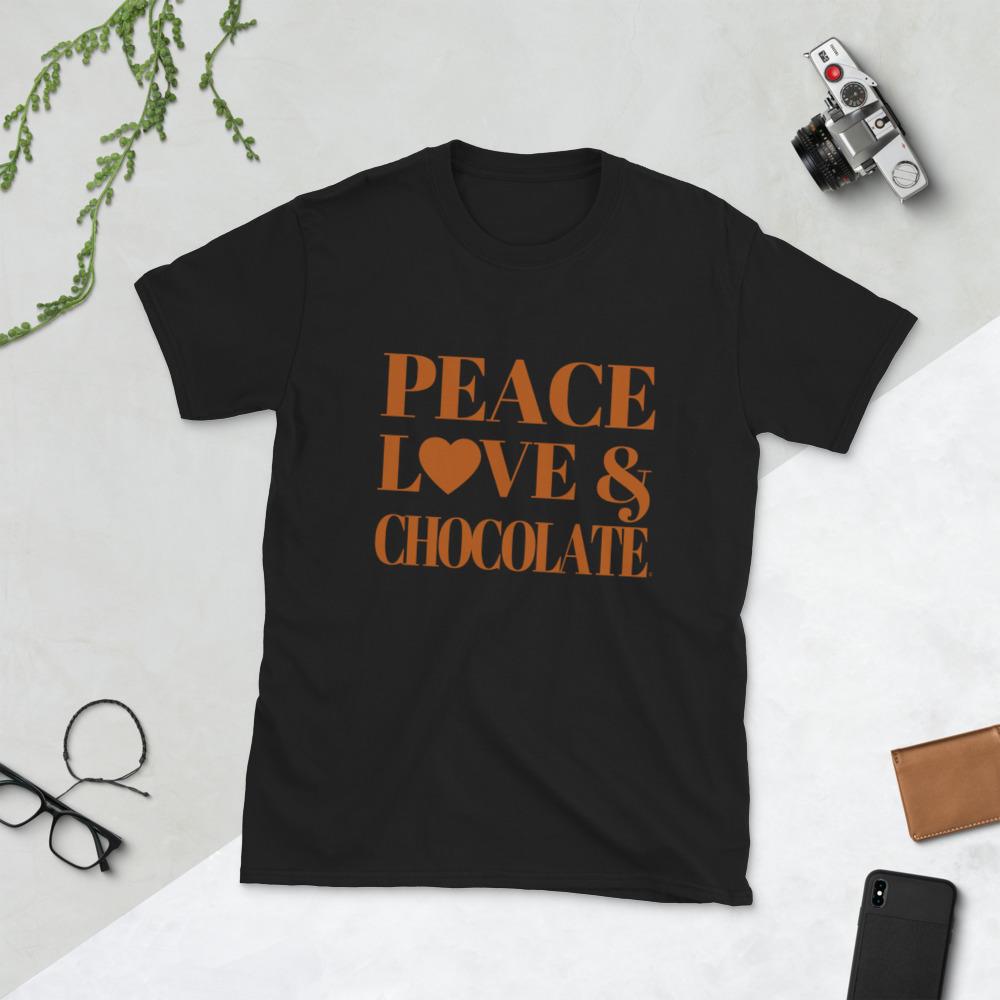 Peace, Love & Chocolate Unisex T-Shirt