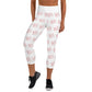 Peace, Love & Prosecco" Yoga Capri Leggings