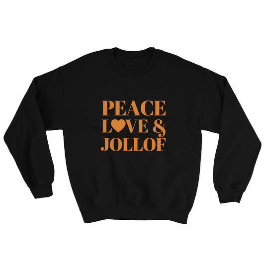 Peace, Love & Jollof Sweatshirt / Jumper