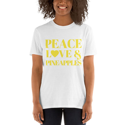 Peace, Love & Pineapples Unisex T-Shirt