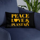 Peace, Love & Plantain Pillow