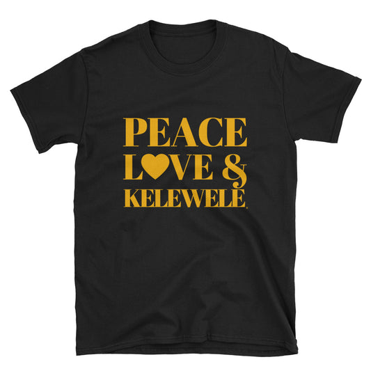 Peace Love & Kelewele Short-Sleeve Unisex T-Shirt