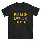 Peace Love & Kelewele Short-Sleeve Unisex T-Shirt