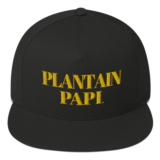 "Plantain Papi" Flat Bill Cap