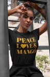 Peace, Love & Mango Short-Sleeve Unisex T-Shirt