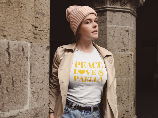 Peace, Love & Paella Short-Sleeve Unisex T-Shirt