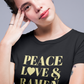 Peace, Love & Ramen Short-Sleeve Unisex T-Shirt