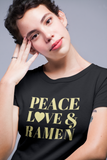 Peace, Love & Ramen Short-Sleeve Unisex T-Shirt