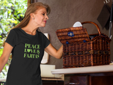 Peace, Love & Fajitas Short-Sleeve Unisex T-Shirt