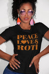 Peace, Love & Roti Short-Sleeve Unisex T-Shirt