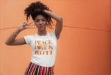 Peace, Love & Roti Short-Sleeve Unisex T-Shirt