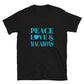Peace, Love & Macarons Short-Sleeve Unisex T-Shirt