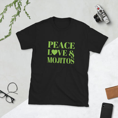 Peace, Love & Mojitos Short-Sleeve Unisex T-Shirt