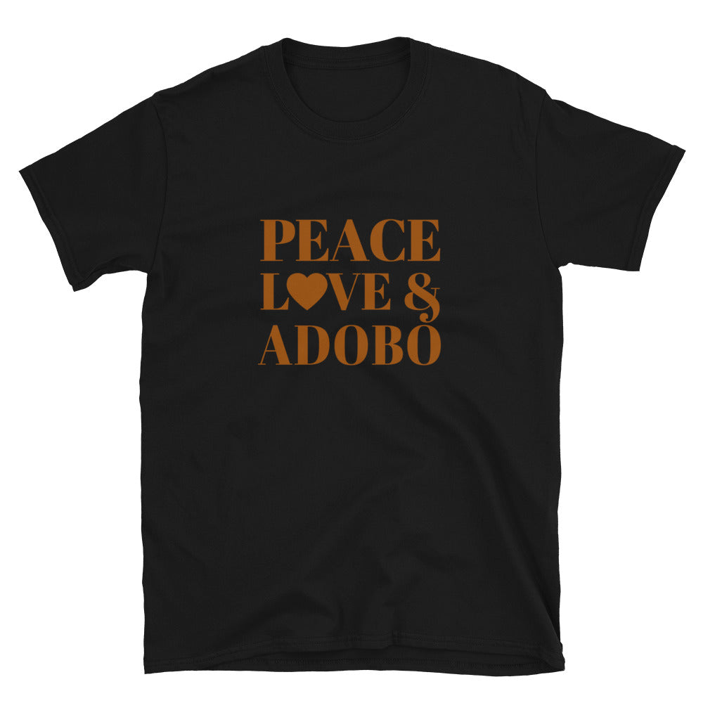 Peace, Love & Adobo Short-Sleeve Unisex T-Shirt