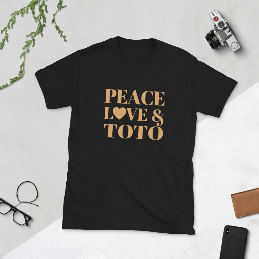 Peace, Love & Toto Short-Sleeve Unisex T-Shirt