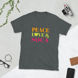 Peace, Love & Soca Short-Sleeve Unisex T-Shirt