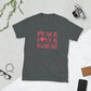 Peace, Love & Sugarcake Short-Sleeve Unisex T-Shirt